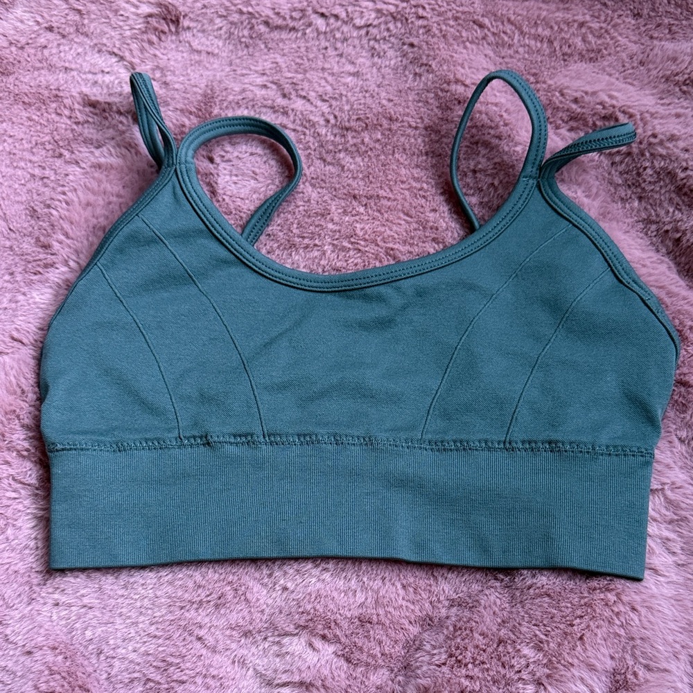 Gray Women's Sports Bra